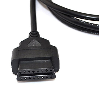 iKKEGOL 9.8ft 3M OBD 2 OBD II 16 Pin Car Male to Female Extension Cable Diagnostic Extender (Pack of 3) - size: 9.8Ft/3M (Pack of 3)