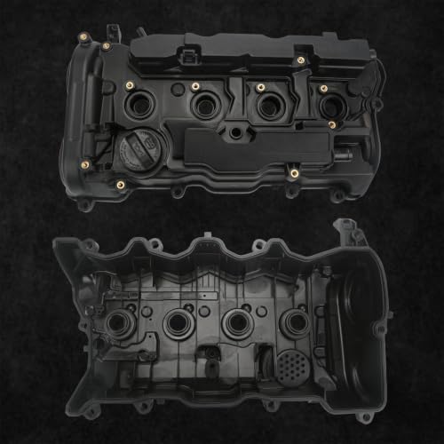 123105BAA01 Engine Valve Cover with Gasket Compatible with 2016-2025 Honda Civic Accord HR-V 2.0L L4, Replace 12310RPYG01 Valve Cover Assembly