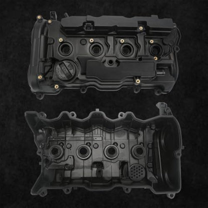 123105BAA01 Engine Valve Cover with Gasket Compatible with 2016-2025 Honda Civic Accord HR-V 2.0L L4, Replace 12310RPYG01 Valve Cover Assembly