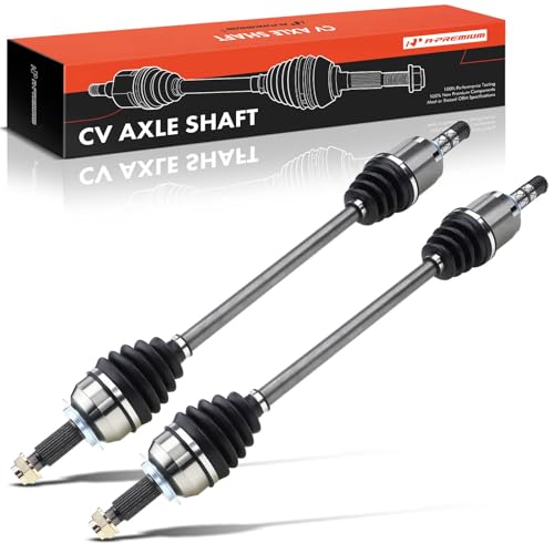 A-Premium Set of 2 Front CV Axle Shaft Assembly - style: Front Driver and Passenger Side