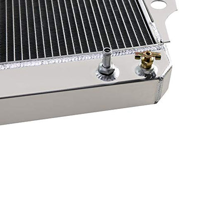 ALLOYWORKS 4 Row Core Full Aluminum Radiator For Jeep Wrangler YJ TJ 2.4L & 2.5L & 4.0L & 4.2L 1987-2006