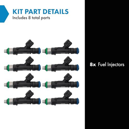 TRQ Fuel Injector Set - style: FIA58802