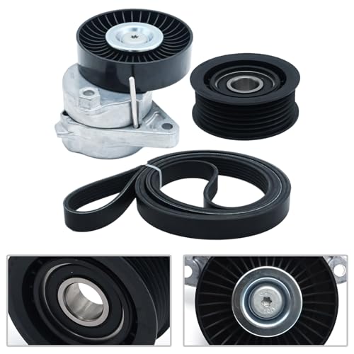 EATAKWARD C320 Tensioner Pulley 1122000970 Belt Tensioner with Pulley Assembly Kit Replacement for Mercedes-Benz C240 C280 CL500 CLK320 E320 E430 E500