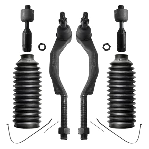 ASTARPRO - Front 6pc Tie Rod Kit for 2003-2009 Chevy Trailblazer GMC Envoy
