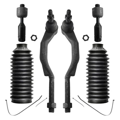 ASTARPRO - Front 6pc Tie Rod Kit for 2003-2009 Chevy Trailblazer GMC Envoy