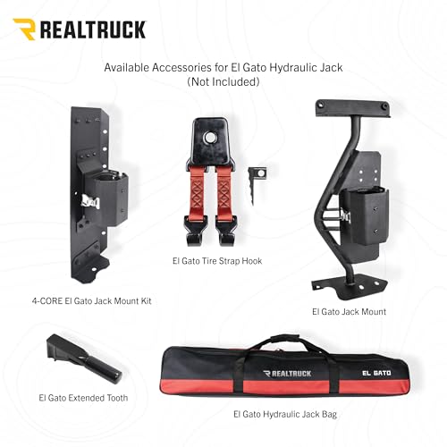 Go Rhino XG-RJ50010B El Gato EG1 Hydraulic High-Lift Recovery Jack, Black