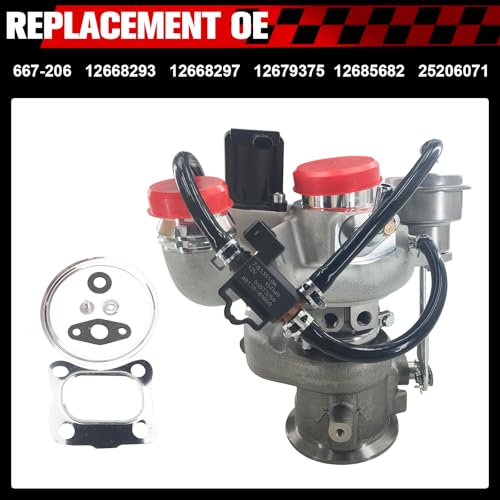 Turbocharger Turbo Kit – Direct Fit for 2016-2019 Chevy Cruze/Trax & Buick Encore 1.4L Replaces OEM 12685682, 12668293, 12668297, 667-206
