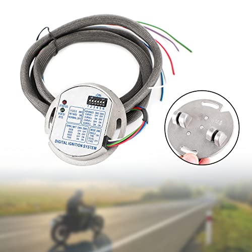 Topteng Motorcycle Single Fire Electronic Ignition Module fits for Harley Evolution, Ultima, Revtech, Shovelhead, & any Evolution