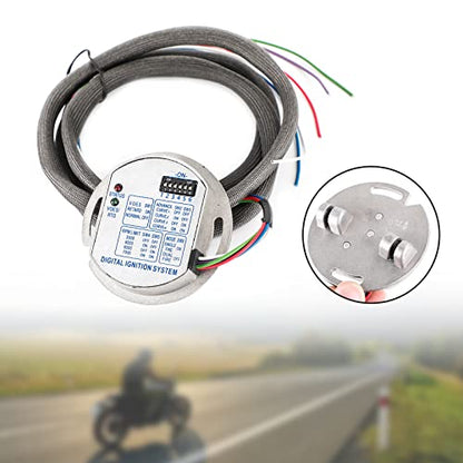 Topteng Motorcycle Single Fire Electronic Ignition Module fits for Harley Evolution, Ultima, Revtech, Shovelhead, & any Evolution