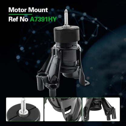 Engine Motor and Transmission Mount Kit Compatible with 2009-2014 Murano - size: A7394 A4365HY A7391HY A7363 A4373 A7372