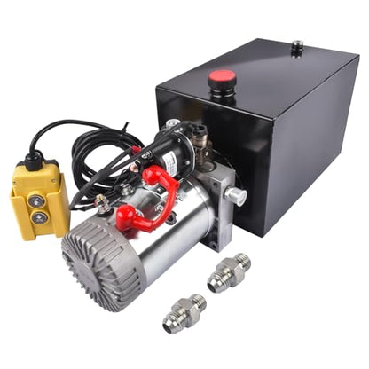 12 Quart Single Acting Hydraulic Power Unit 12V, 3200PSI - color: Single Acting, size: 12 Quart
