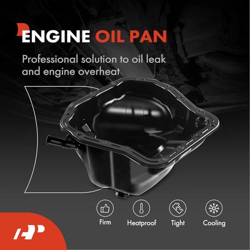 A-Premium Engine Oil Pan Sump with Drain Plug - style: Oil Pan Only