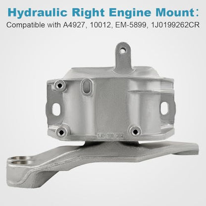 Engine Motor & Transmission Mount Kit Replacement for Volkswagen Jetta - size: 5PCS-Compatible with A4926 A4927 A4928 A6962 A6969