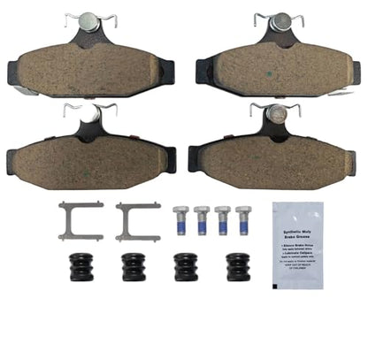 HUSCH Rear Ceramic Brake Pads Kit Fit For Chevrolet Camaro 1988-1997 - size: D413-7301