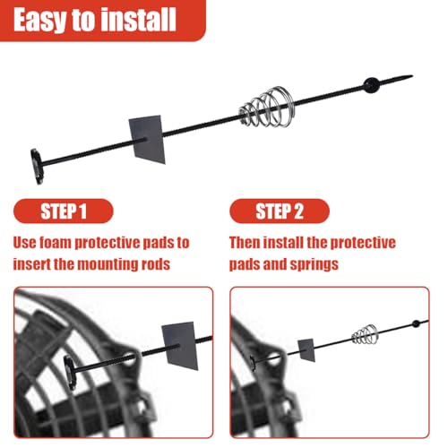 3 Sets/60PCS Car Fan Mounting Kit - Universal Electric Transmission Cooler Mount Hold Down Brackets Car Radiator Cooling Fan Zip Ties Clips, Vehicle Engine Cooling System Installation Kit (3Sets) - size: 3Sets