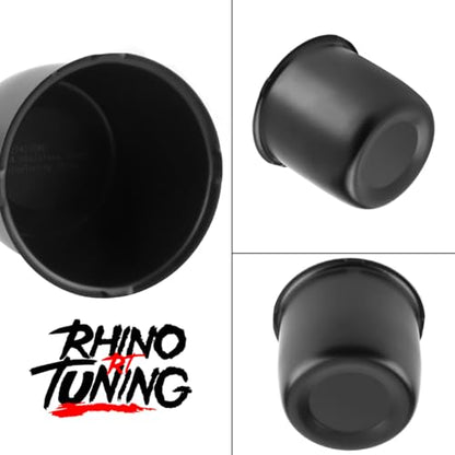 Rtrhinotuning Stainless Steel Push Through Center Caps 3.31" for Trailer Truck Rv Wheel Rims Chrome Trailer Hub Cap 3.03" Hight 4 PCS Wheel Center Caps - color: Black, size: 3.37" Center Hole, 3.03" Height