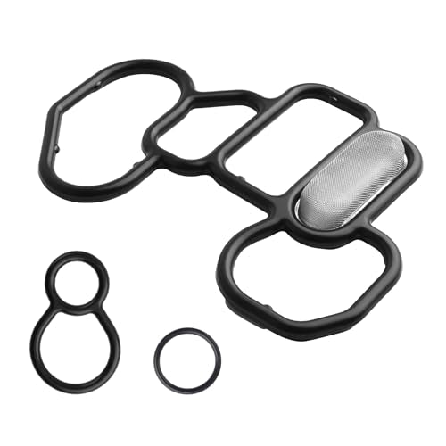3PCS Oil Filter Housing Gasket Kit with O-Ring,OEM#15825-P8A-A01/36172-P8A-A01 Oil Filter Adapter Gasket Compatible with Acura Honda Saturn,Professional Car Accessories