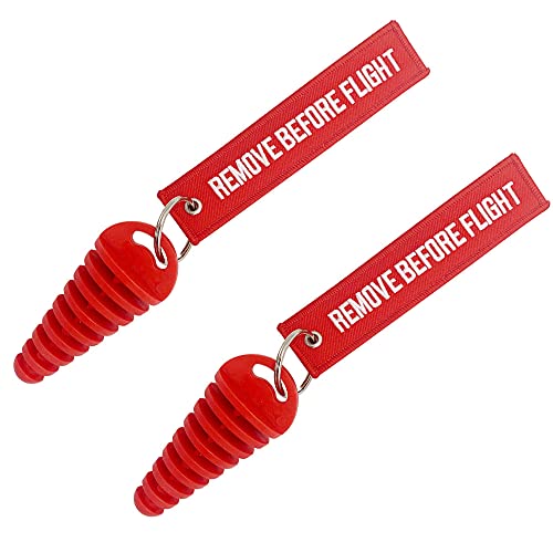 0.6"-1.5" Wash Plugs, Mufflers Exhaust Silencer Motorcycle Dirt Bike,Red - color: Red