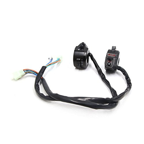 uxcell Handlebar Turn Signal Light Control Switch Set for GY6 125