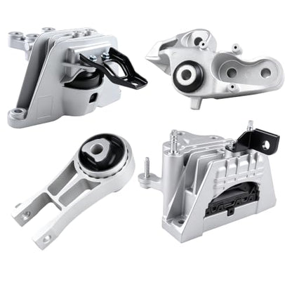 4pcs Engine Motor Set Compatible with Chrysler Pacifica 2017–2023 3.6L V6 - size: Pacifica 2017–2023