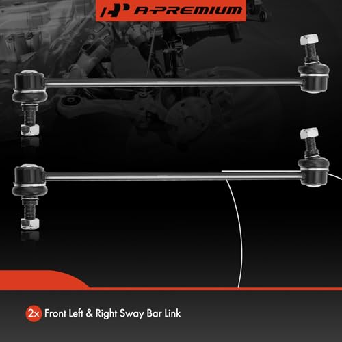 A-Premium Front Sway Bar Link Stabilizer Bar Link, Compatible with Honda