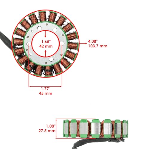 Caltric Stator Regulator Rectifier W/Gasket Compatible with Kawasaki Z1000 Zr1000 Zr 1000 2003-2013