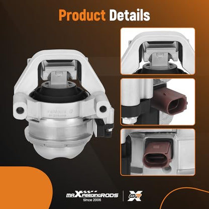 maXpeedingrods Right Engine Motor Mount With Sensor for Audi S6 RS6 S7 RS7 4.0L V8 2013-2018 4H0199256T - style: 4H0199256T