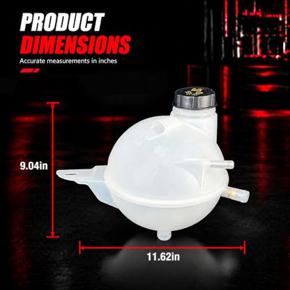 Engine Coolant Overflow Reservoir Tank with Cap Compatible with Ford Transit-150 Transit-250 Transit-350 2015-2019, Coolant Recovery Expansion Tank, Replaces BK2Z-8A080-B, Direct Replacement - size: BK2Z-8A080-B