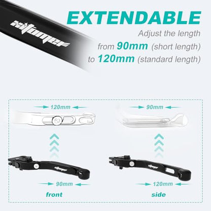 xitomer Motorcycle Adjustable Brake Clutch Levers Fit for DR650 2011-2024