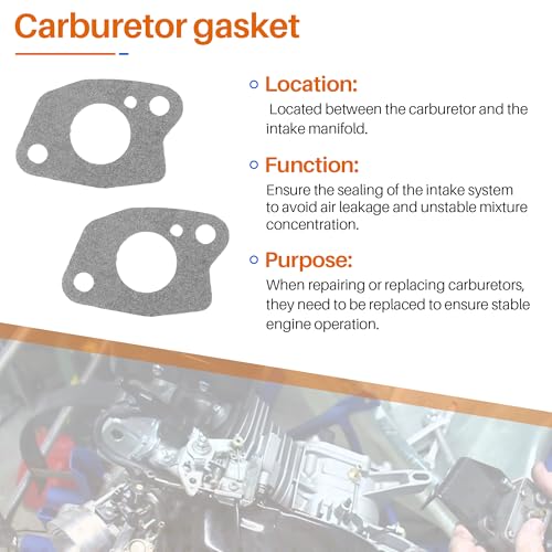 SUNJIKA Gasket Kit for Predator 212cc GX160 GX200 Engine,2 Sets