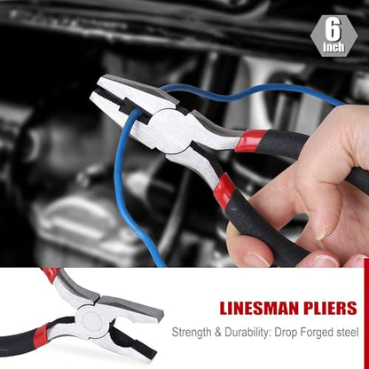 FASTPRO 7-Piece Pliers and Wrench Set, Pliers Tool Set