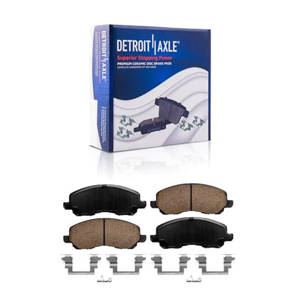 Detroit Axle - Brake Kit for Jeep Patriot Compass Chrysler Sebring - size: 8PR50773/KIT