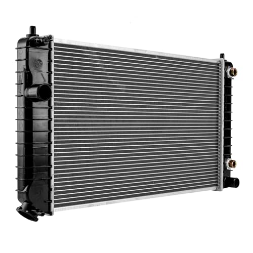 PHILTOP Core Radiator Compatible with 1996-2003 S10 4.3L, 1996-2005 Blazer 4.3L, 1996-2003 Sonoma 4.3L, 1996-2001 Jimmy 4.3L, Hombre 4.3L Engine Oil Cooler Included（Only for manual transmissions） - size: S10, Blazer, Jimmy, Sonoma, Hombre