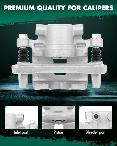 SCITOO 1PC 18B5105 Rear Driver Side Disc Brake Caliper With Bracket - size: Rear Driver[18B5105]Silver