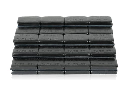 Black Adhesive Stick on Wheel Weights, 1oz Tire Balancing Weights, 72pcs - color: Black