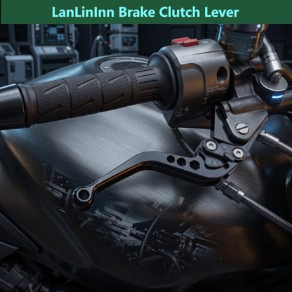 Motorcycle Brake and Clutch Levers Fit For ZX-6R ZX636 2019-2024 2025 2026 - color: Black
