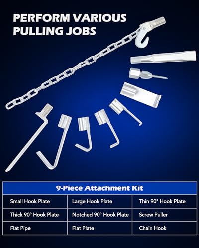 Orion Motor Tech OMT Heavy Duty Slide Hammer Dent Puller Set