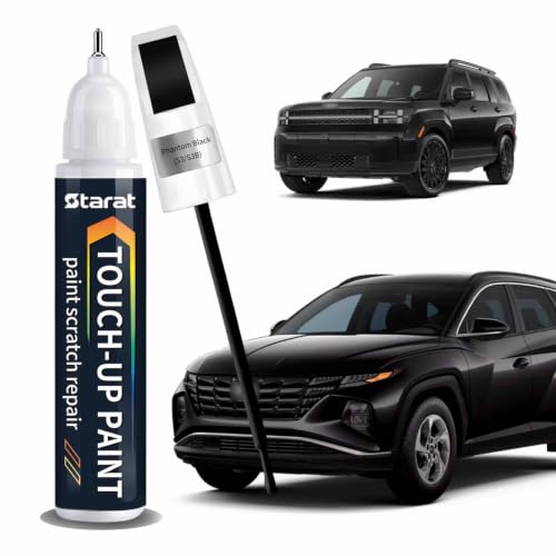 Phantom Black(S3/S3B) Touch Up Paint Pen for Hyundai Scratch Repair - color: Phantom Black (S3/S3B)