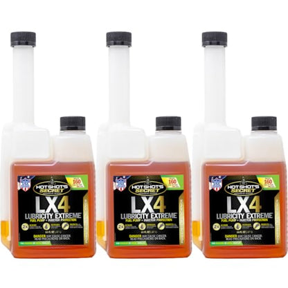 Hot Shot's Secret LX4 Lubricity Extreme Fuel Additive, 16 oz 3-Pack - style: 16 fl. oz. (3 Count)