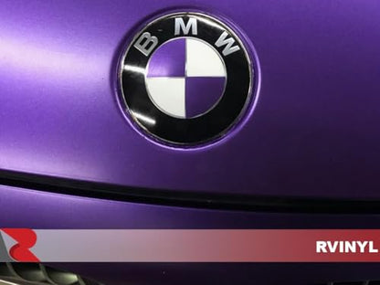 RVINYL Avery Dennison SW900 566-M Satin Purple Metallic Supreme Wrapping Film Vinyl Vehicle Car Wrap Sheet Roll - (12in x 60in w/Application Card) - color: Satin Purple Metallic, size: 1ft x 5ft