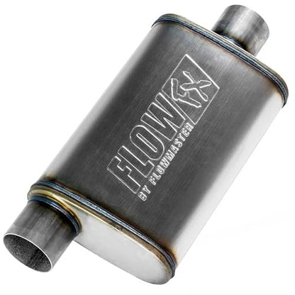 Flowmaster Flow FX Chambered Muffler – 3.00" Offset In / 3.00" Center Out - color: Offset In / Center Out
