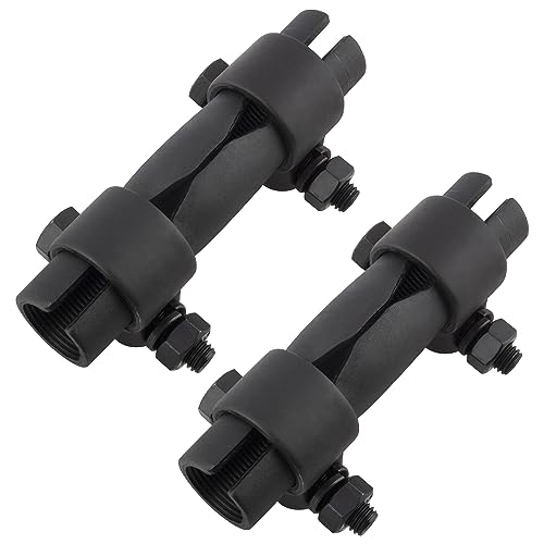 BOXI 6pcs Front Outer Tie Rods Inner Center Links Tie Rod Adjusting Sleeves Fit for Ford E-150 Club Wagon 2003-2005 / E-150 Econoline Club Wagon 1992-2002 | Replace DS1288 DS1286 ES3203 ES3342 ES2079S