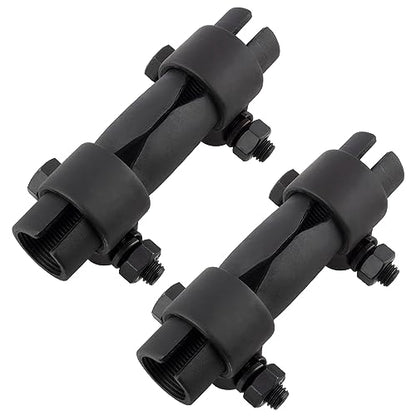 BOXI 6pcs Front Outer Tie Rods Inner Center Links Tie Rod Adjusting Sleeves Fit for Ford E-150 Club Wagon 2003-2005 / E-150 Econoline Club Wagon 1992-2002 | Replace DS1288 DS1286 ES3203 ES3342 ES2079S