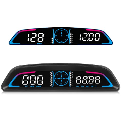 OBD2 Speedometer Digital Multifunctional HUD for Gas Car 2008+