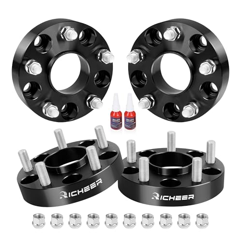 Richeer 1 inch 5x120mm Hub Centric Wheel Spacers for Camaro CTS XTS Equinox - size: Thickness: 1 inch