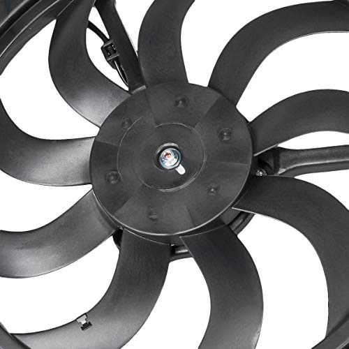 Auto Dynasty MC3115101 OE Style Radiator Cooling Fan Shroud Assembly Compatible with Mini Cooper 02-03
