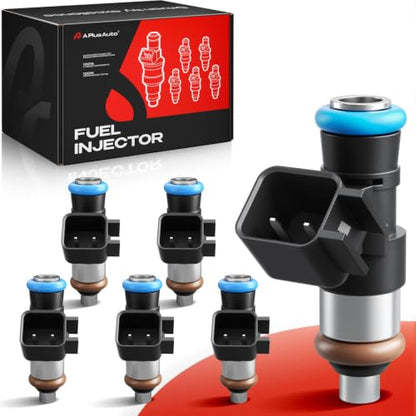 Fuel Injectors Set of 6, Compatible with 3.5L 3.7L Ford Lincoln