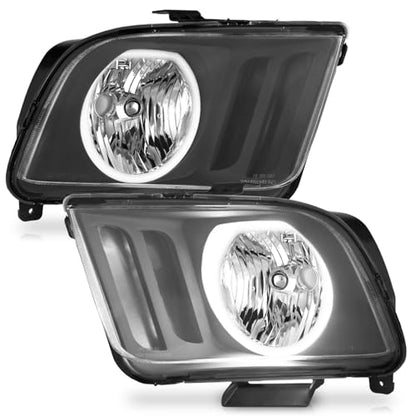 WEELMOTO LED Headlights for 2005-2009 Ford Mustang (NOT Fit factory Xenon)