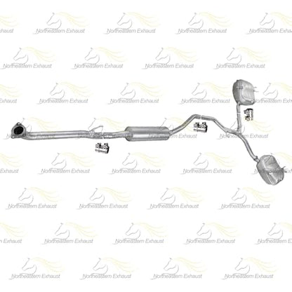 Exhaust Muffler Assembly Kit Compatible with Honda Accord 2018-2020 1.5L | Northeastern Exhaust | Includes Sleeves, Gaskets and Bolt-Kit | Direct-Fit Replacement