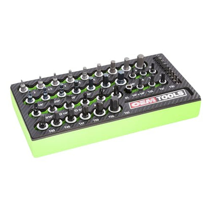 OEMTOOLS 23992 44 Pc Torx Bit Set & Allen Socket Set with 1/4" & 3/8" Drive - size: 44 Piece